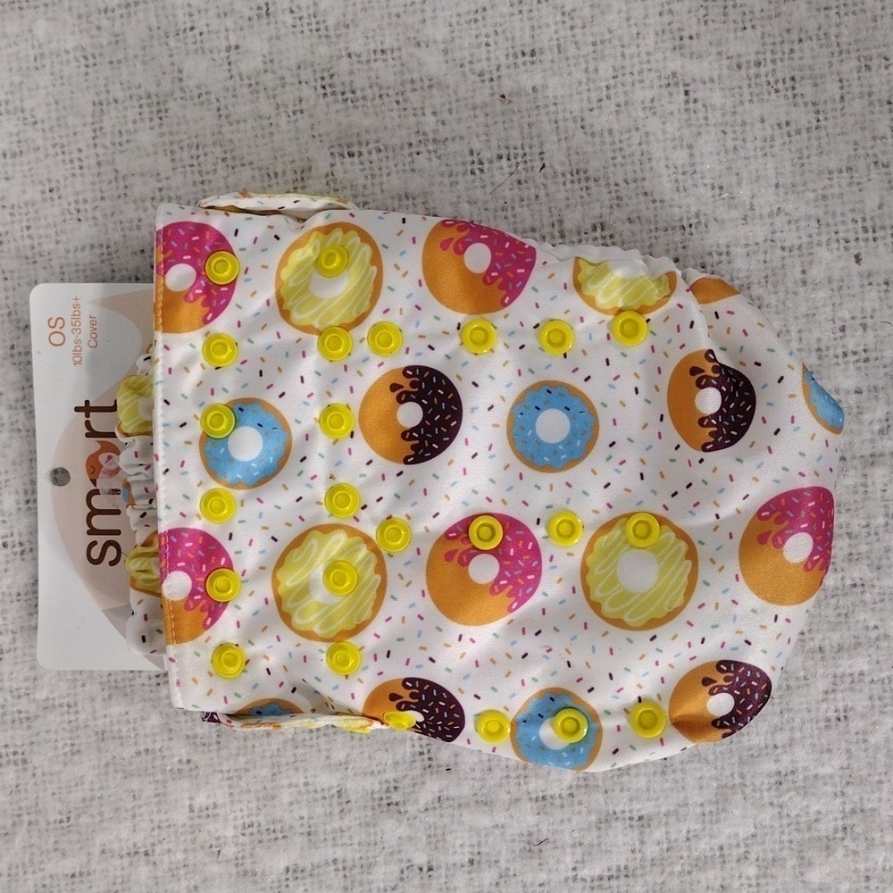 NWT Smart Bottoms Sprinkles Cloth Diaper OS 10 lb - 35+ lb